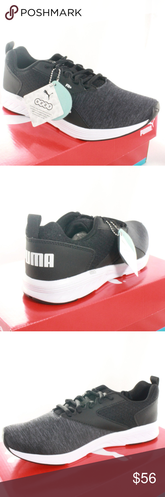 Clearance Puma Nrgy Comet Black Unisex Run Shoes Shoes Clothes Design Running Shoes