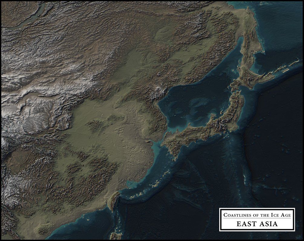 This Map Shows How The Terrain May Have Appeared During The Last this-map-shows-how-the-terrain-may-have-appeared-during-the-last