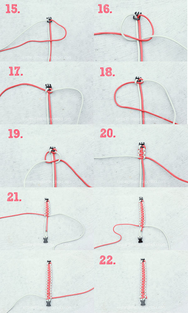 EASY Paracord Bracelet aka Safety Bracelet