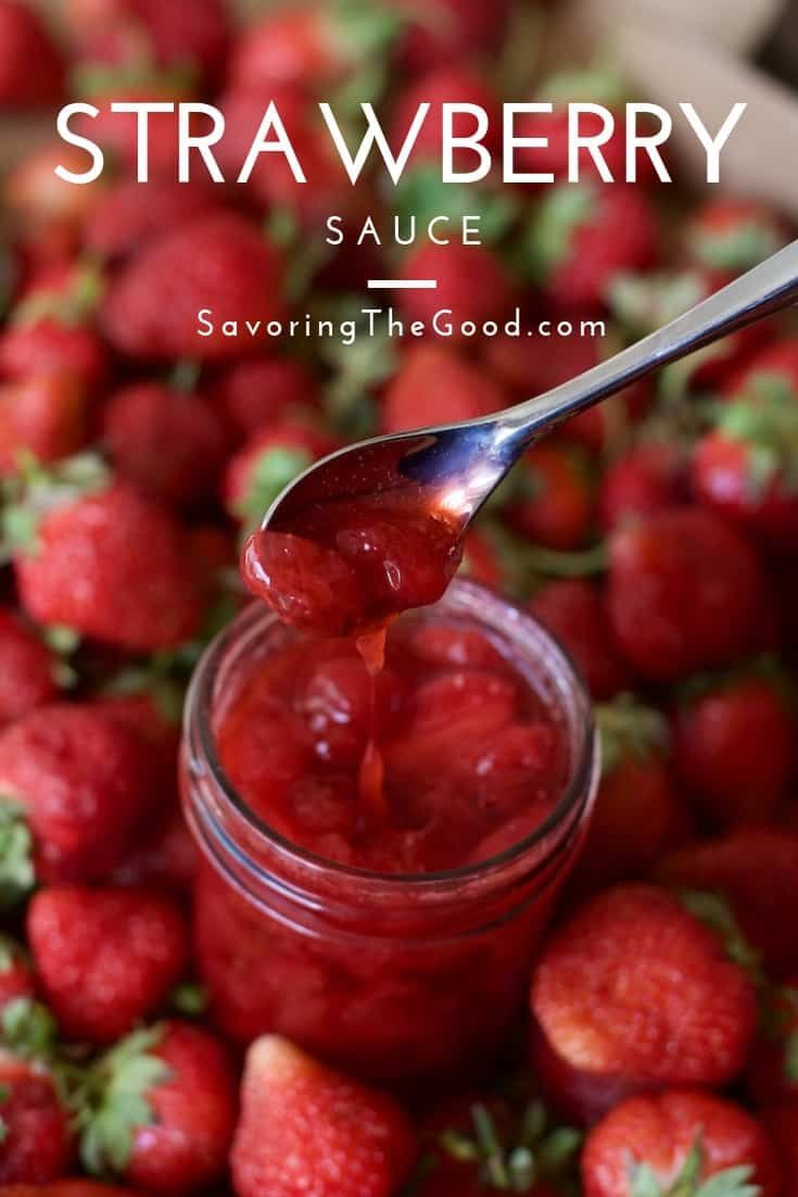 This strawberry topping recipe has 4 simple ingredients and can be made with either fresh strawberries or frozen strawberries. Strawberry lovers are going want to spoon this strawberry sauce over pancakes, shortcake and cheesecake. #strawberrysauce #strawberryrecipe #strawberrytopping #stgrecipes #strawberry Frozen Strawberry Recipes, Homemade Strawberry Sauce, Strawberry Topping, Frozen Strawberries, Strawberry Preserves, Cheesecake Toppings, Dessert Toppings, Jello Desserts, Pudding Desserts
