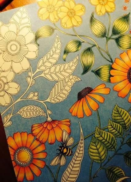 Download Super flowers doodles colour 56+ Ideas | Secret garden ...