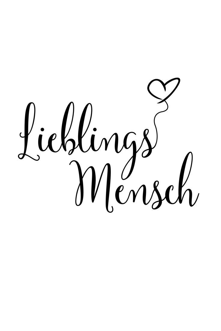Lieblingsmensch – in vielen Varianten verfügbar