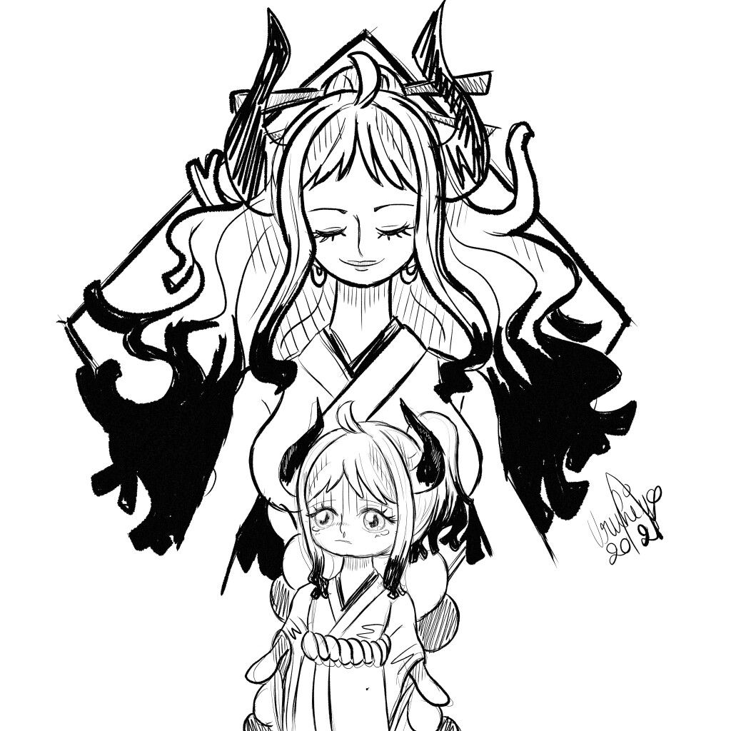 Yamato | One piece anime, One piece fanart, One piece manga