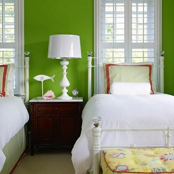 Granny Smith Paint Color Apple Green Walls Bedroom Green Green Wall Color Green Headboard