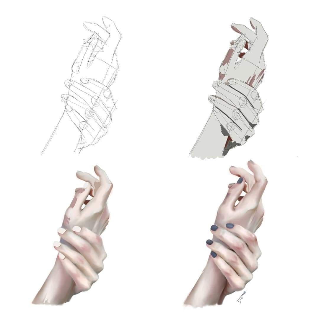 Hand drawing reference / digital art Hand drawing reference / digital art