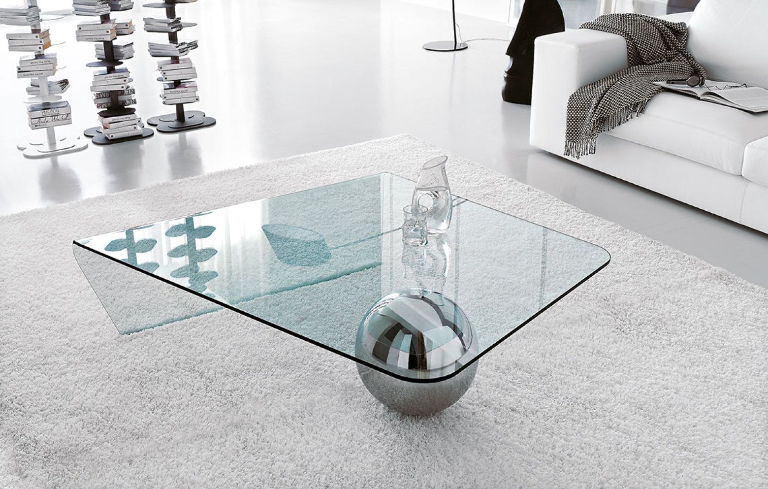 Quadratischer Glas Couchtisch Couchtisch Couchtische
