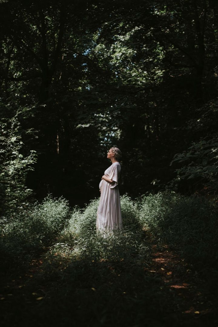 Botanical Maternity Shoot - Darling Cashmere Blog / boho, maternity, WinMock at ...