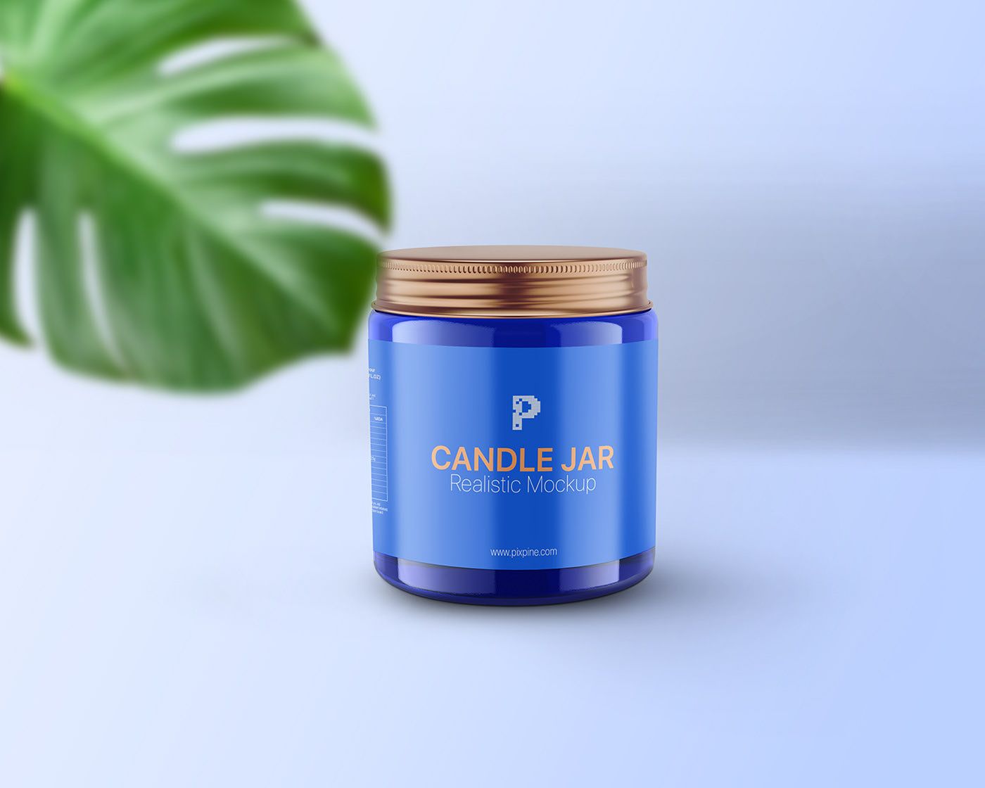 Download Free Candle Jar Mockup in 2020 | Glass jar candles, Candle ...