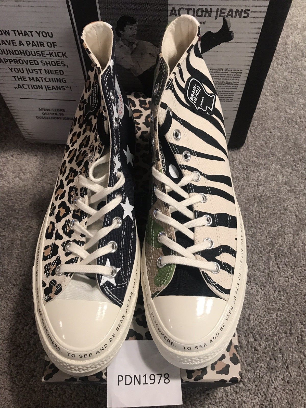 converse x brain dead chuck taylor 70's hi