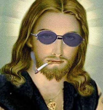 picture Jesus Con Lentes De Sol blonde blue eyed caucasian jesus
