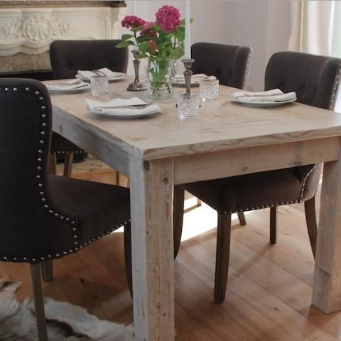 Beam Reclaimed Wood Dining Table Medium Tables White Wash Inlay Reclaimed Wood Dining Table Modish Living