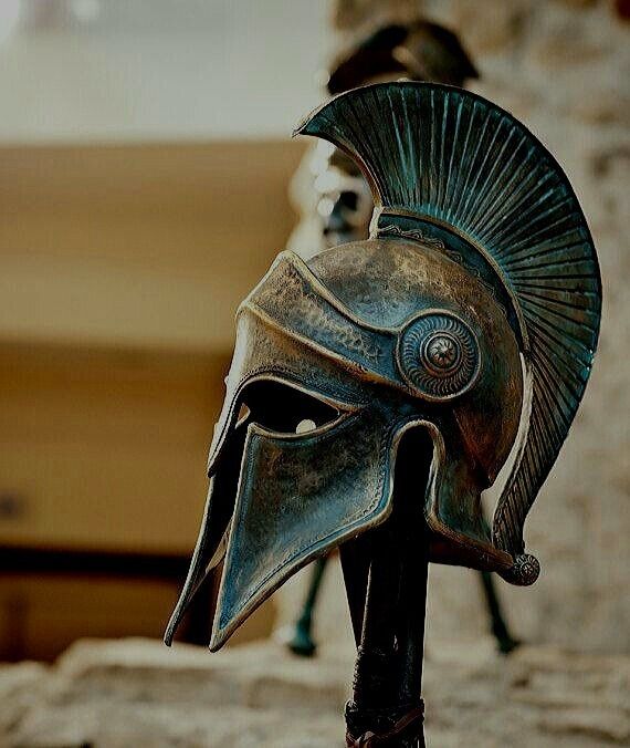Pin by Tracy White on Spartan | Greek helmet, Greek art, Ancient armor