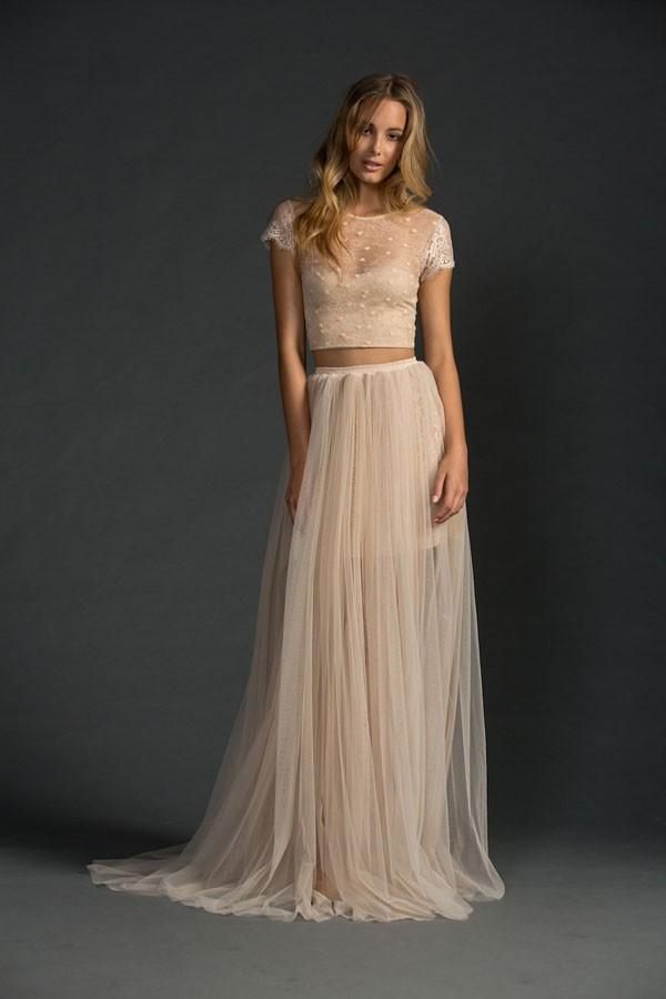 10 Sensational Crop Top Wedding Dresses Tops Alternative Wedding Dresses