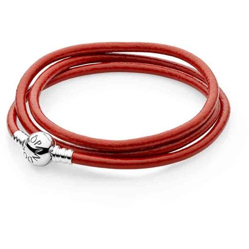 Bracelet cuir lisse rouge triple Pandora | Bracelet cuir, Bijoux ... Bracelet cuir lisse rouge triple Pandora | Bracelet cuir, Bijoux ...