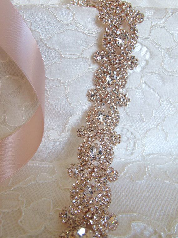 Strass Rhinestone Bridal À faire soi-même Trim Beaded motif robe de mariage Applique Ruban