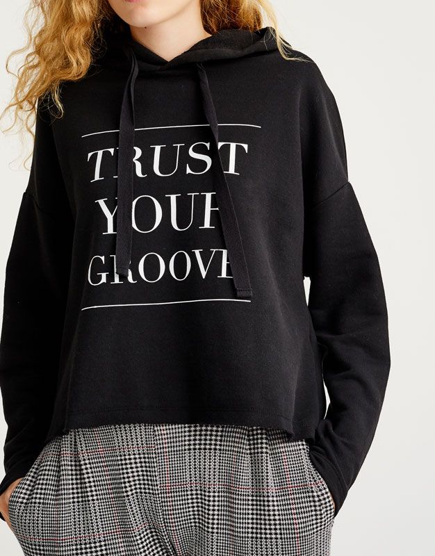 Kapusonlu Sweatshirt Sweatshirtler Giyim Kadin Pull Bear Turkiye Kapusonlu Sweatshirt Kapusonlu Kadin