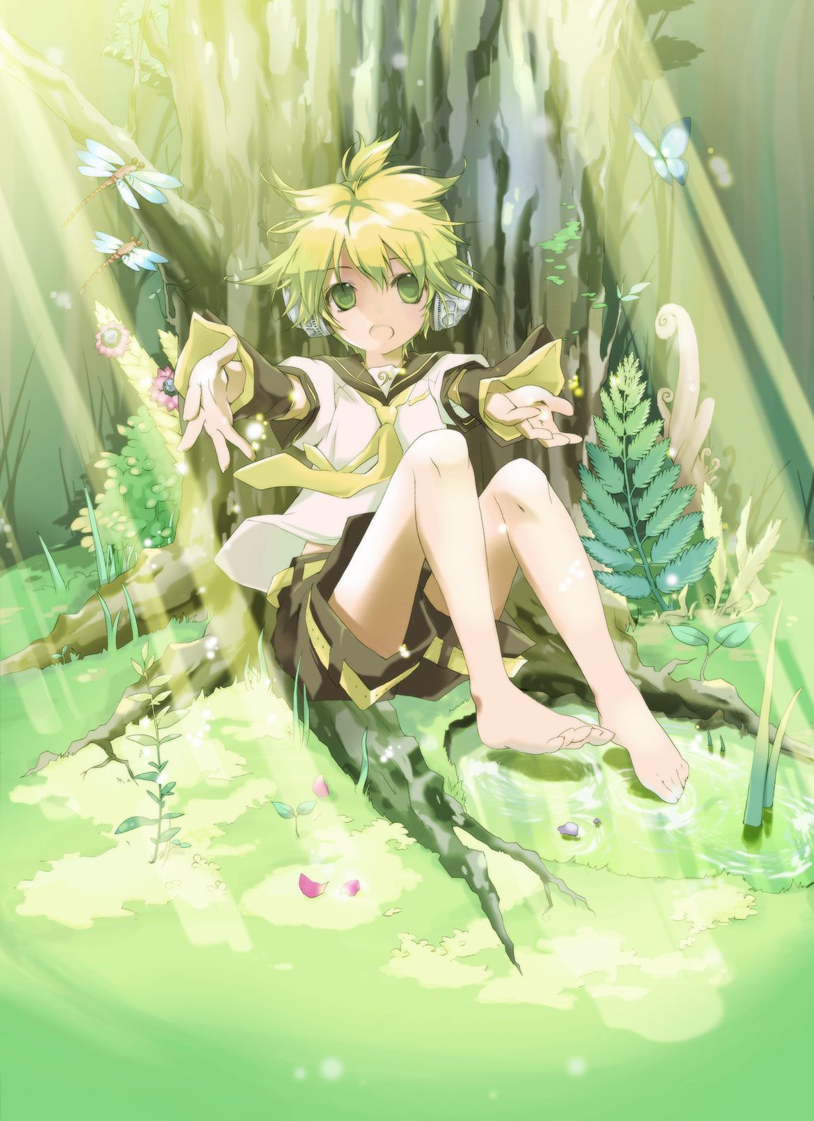Rin Kagamine Barefoot Rin Kagamine Barefoot