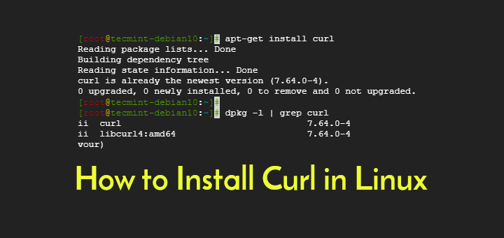how to install curl with ssh how to install curl with ssh