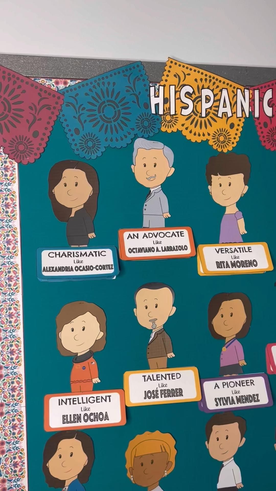 Hispanic Heritage Month Bulletin Board