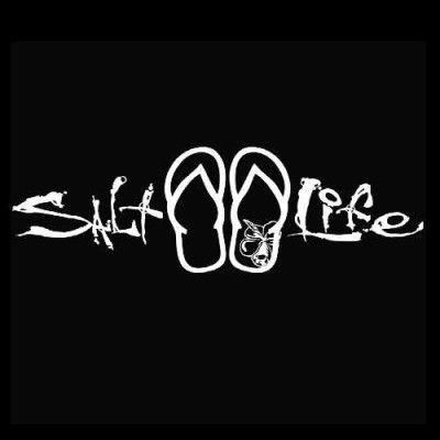 Download Salt Life Signature Sandal Decal (White;Medium ( 12 ...