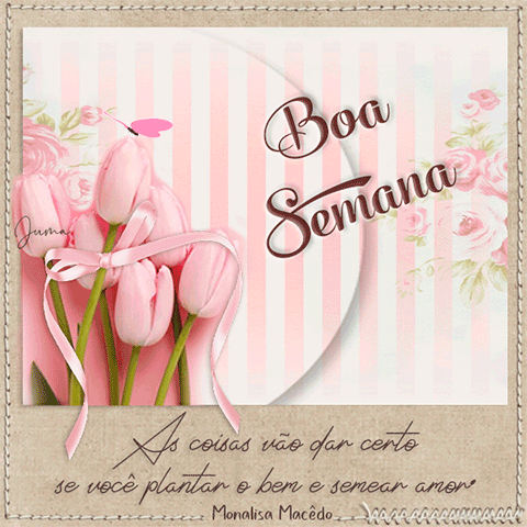 As coisas vão dar certo se você plantar o bem e semear amor.