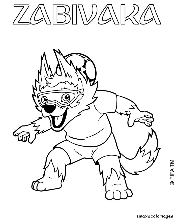 Download zabivaka mondial 2018 | Mondial 2018, Coupe du monde, Mascotte