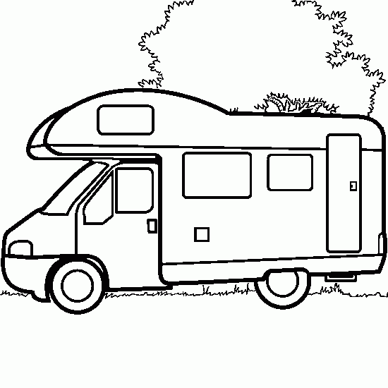 Coloriage à Imprimer Véhicules Numéro 16414 Camper Drawing Camping Coloring Pages Cars Coloring Pages