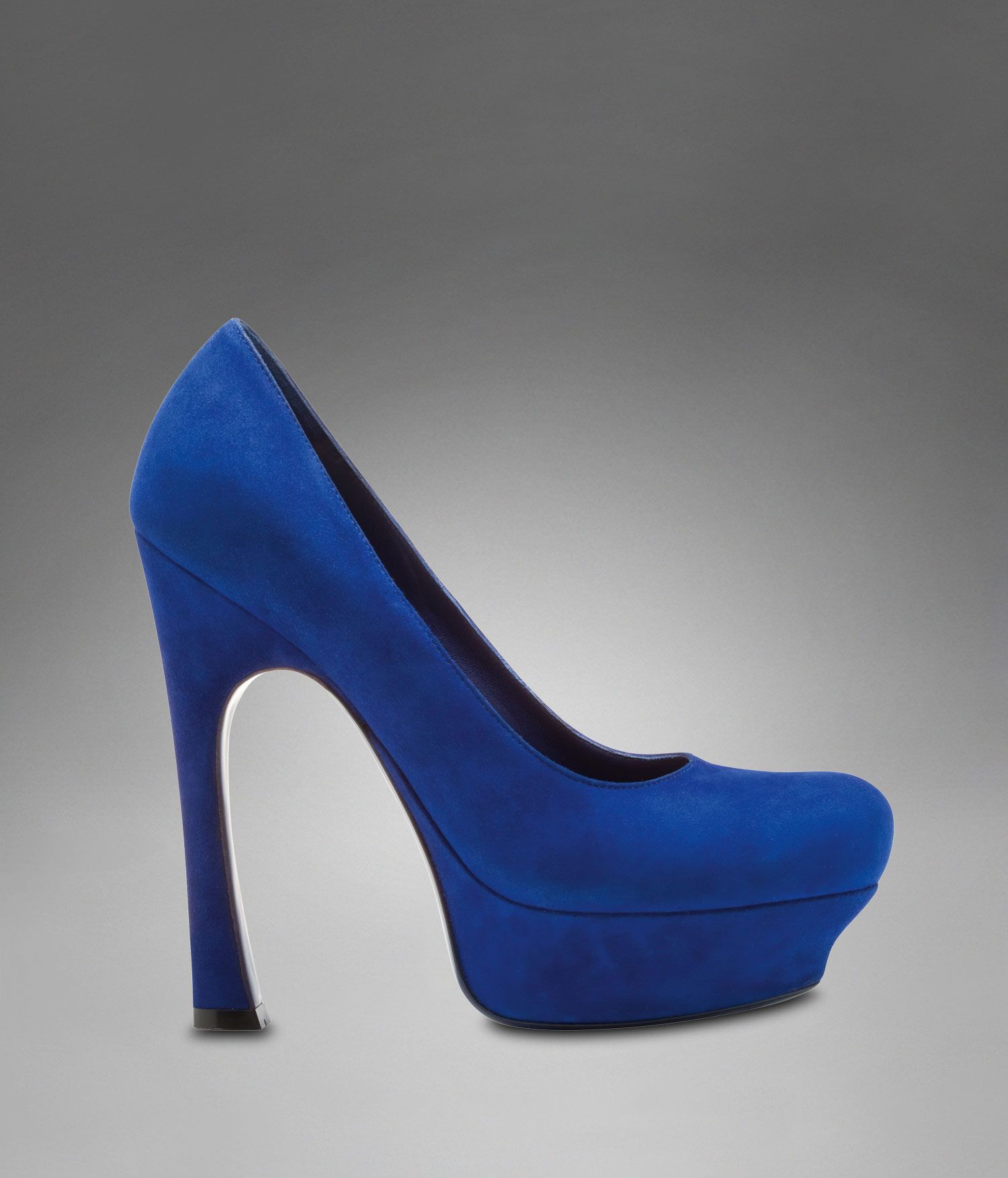 ysl blue sole heels