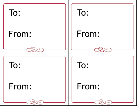 holiday gift tags templates holiday gift tags templates