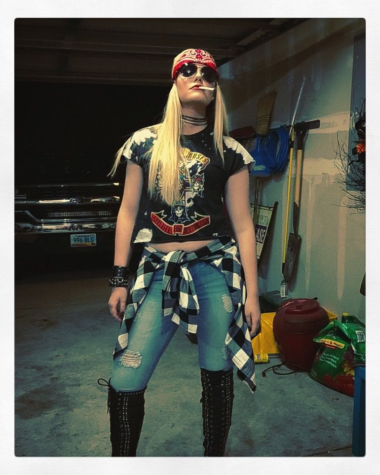 Axl Rose Halloween costume. | Punk rocker costume, Rockstar halloween  costume, Rocker costume