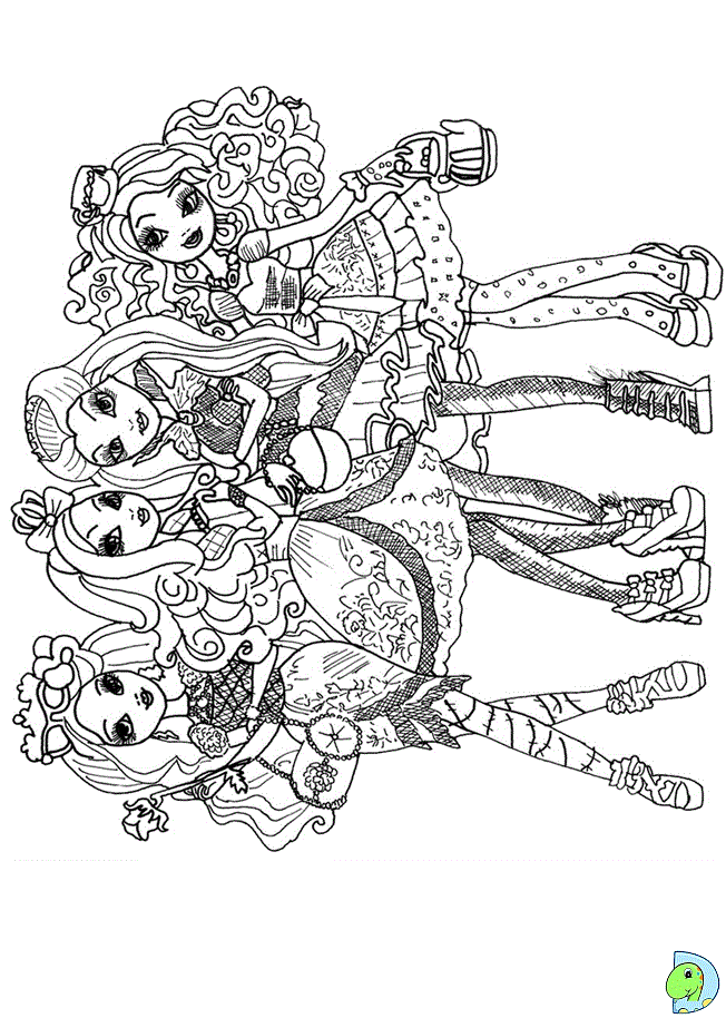 dinokids desenhos para colorir desenhos de ever after high para