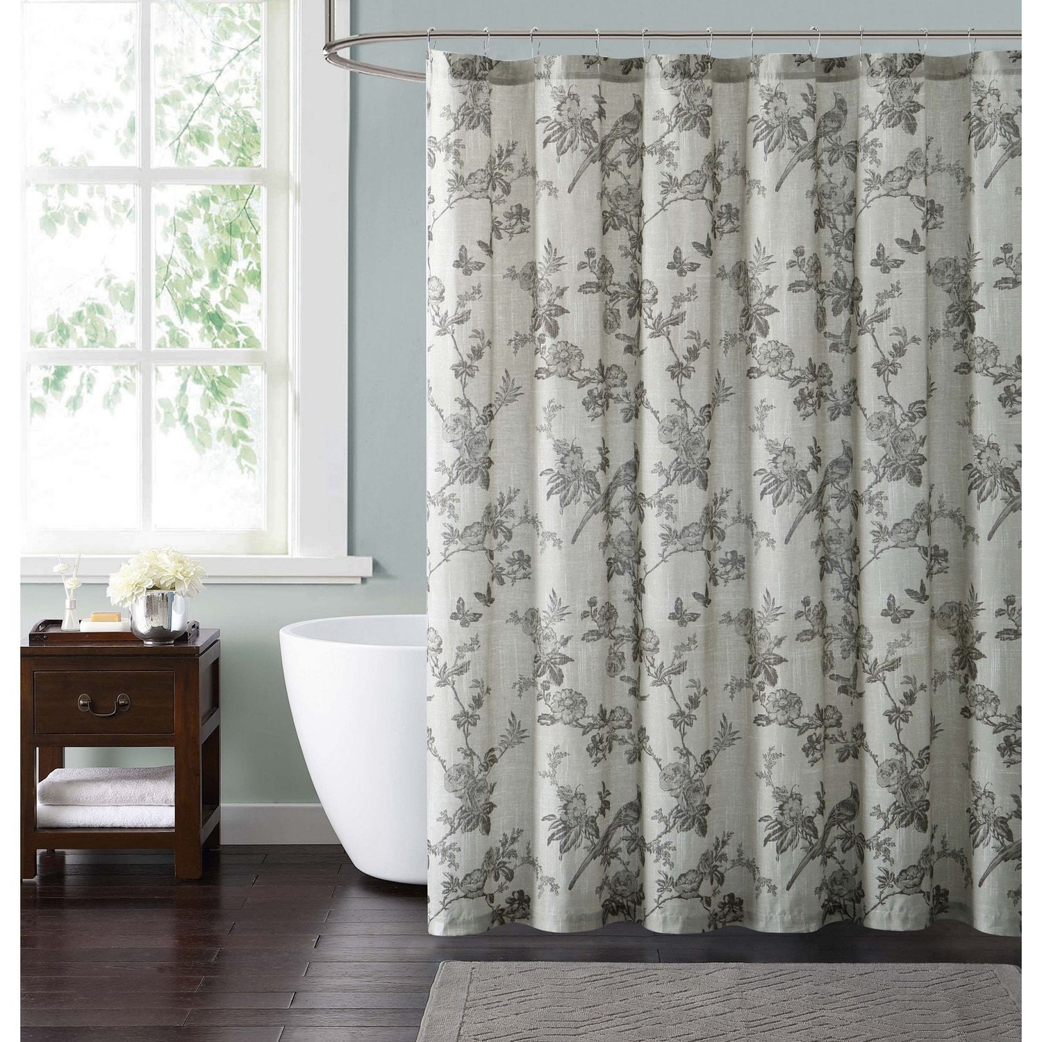 Lisborn Brown Shower Curtain Lisborn Brown Shower Curtain