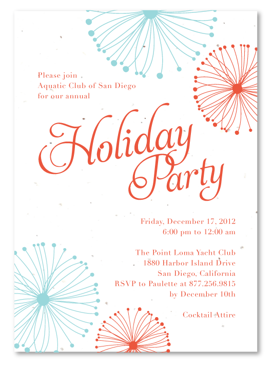 corporate holiday party invitations winter party plantable