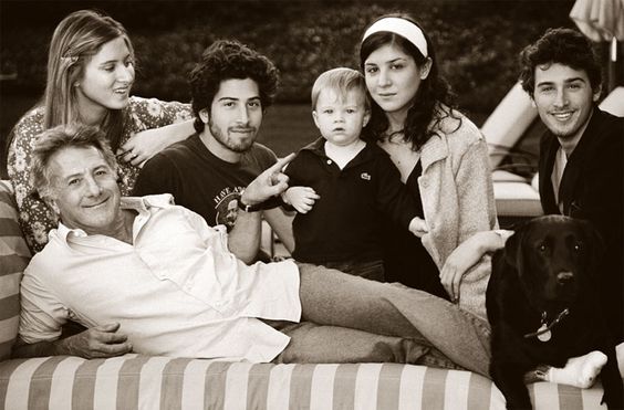 Dustin Hoffman and his kids: | Celebrity families, Celebrity dads