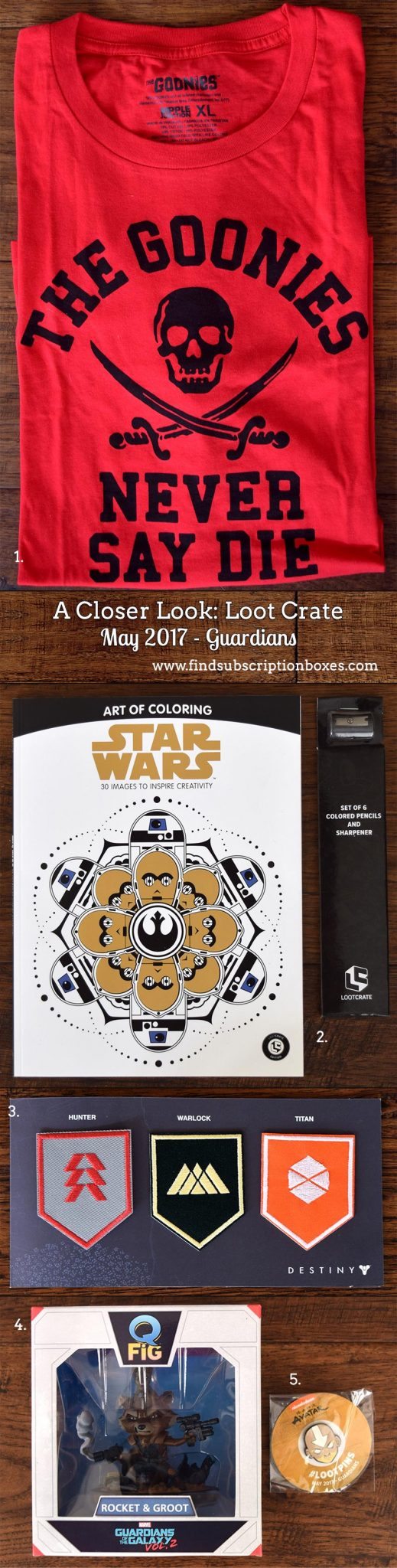 Download May 2017 Loot Crate Subscription Box Review - Guardians Crate + Coupon | Find Subscription Boxes ...