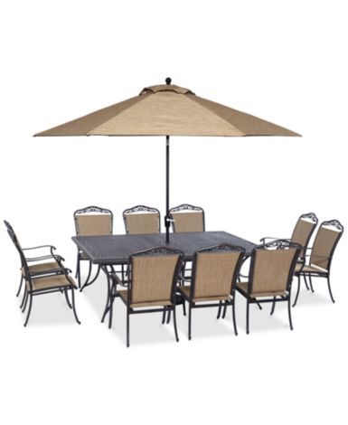 Furniture Beachmont Ii Outdoor 11 Pc Dining Set 84 Patio Chairs Furniture Beachmont Ii Outdoor 11 Pc, 11 Piece Outdoor Dining Set Macys