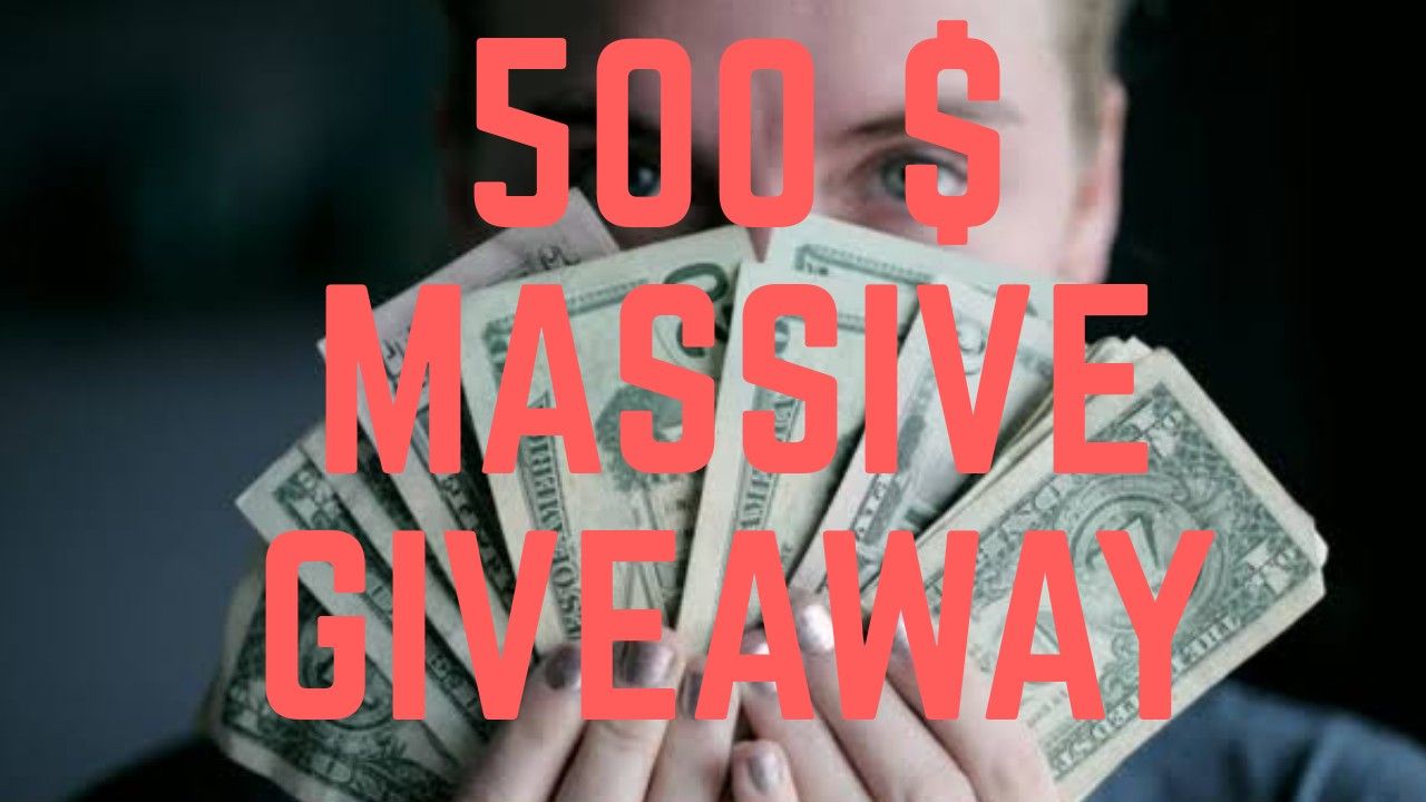 Massive Giveaway Earn money online, Money online, Earn money