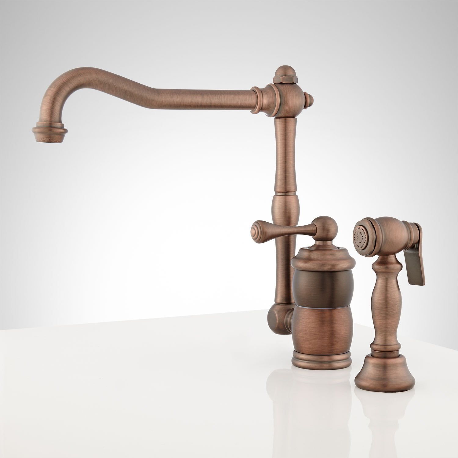 Mulder single hole kitchen faucet