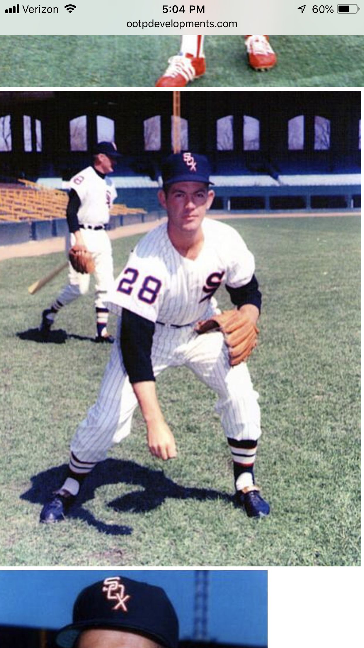 Eddie Fisher Dick Allen, Paul Konerko, White Sox Baseball, Eddie Fisher