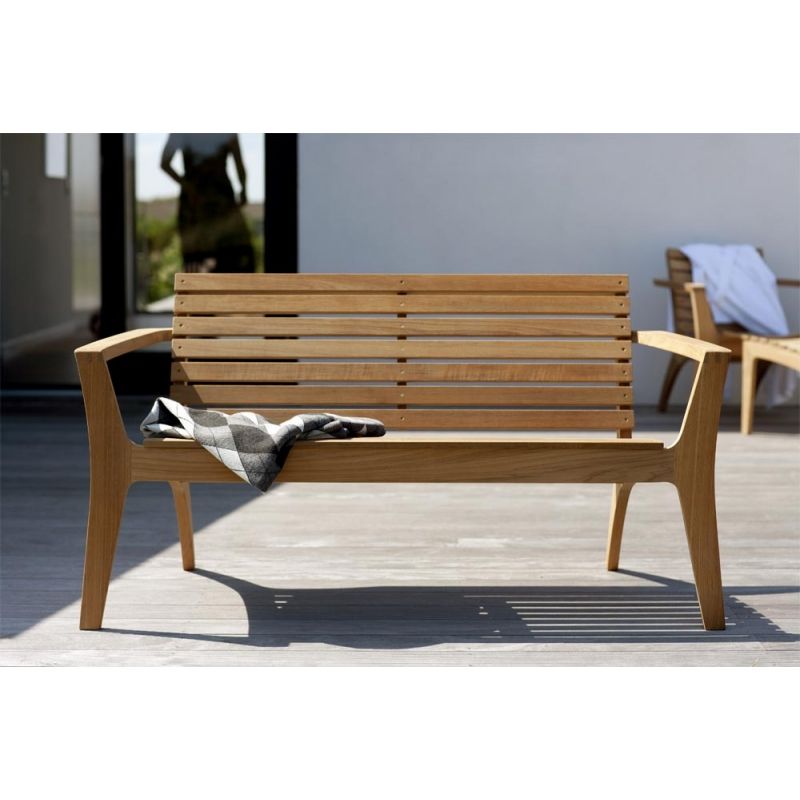 Regatta Lounge Sofa 2 Sitzer Von Skagerak Wooden Couch Pallet Patio Furniture Garden Bench Regatta Lounge Sofa 2 Sitzer Von, Skagerak Outdoor Furniture