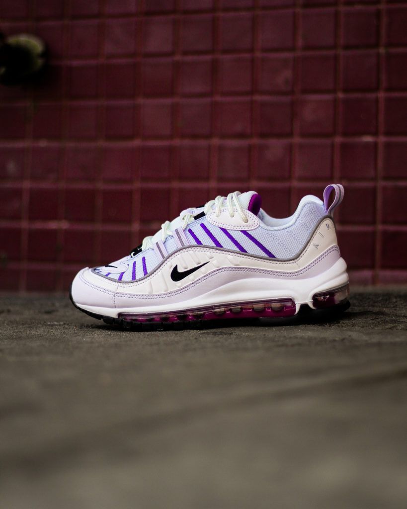 The Womens Air Max 98 Amethyst Tint Is Available Now For Only 100 97 Free Shipping Air Max Sneakers Fashion Air Max Women The Womens Air Max 98 Amethyst Tint Is Available Now For Only 100 97 Free Shipping Air Max Sneakers Fashion Air Max Women