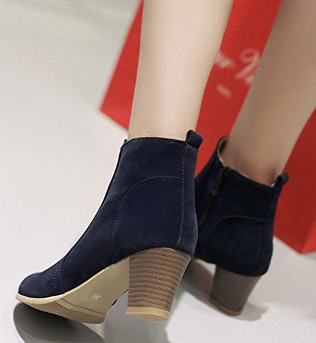 Womens Hidden Heels Faux Suede Slouch fashion Ankle Boot Pull On Knight Shoes Womens Hidden Heels Faux Suede Slouch fashion Ankle Boot Pull On Knight Shoes