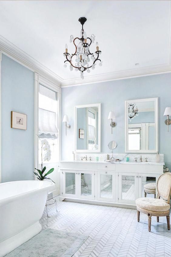 Cool 78 Light Blue Bathroom Color Decorating Ideas masterbathroomideas