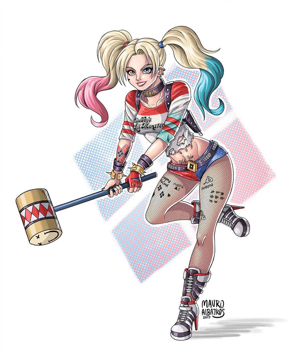 Anime Harley Quinn Dibujo