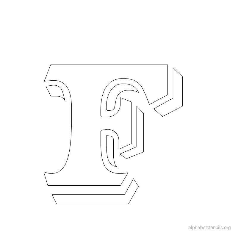 free alphabet stencils