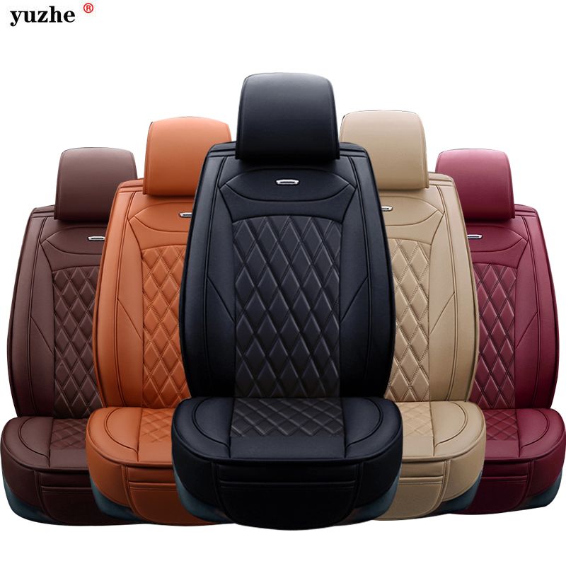 For Chevrolet Cruze Aveo Sail Malibu Luxury Brand Soft Leather Car Seat Cover Front And Rear Full Seat Easy Cle Leather Car Seat Covers Car Seats Carseat Cover