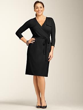 talbots matte jersey wrap dress new arrivals woman womens talbots plus size dresses
