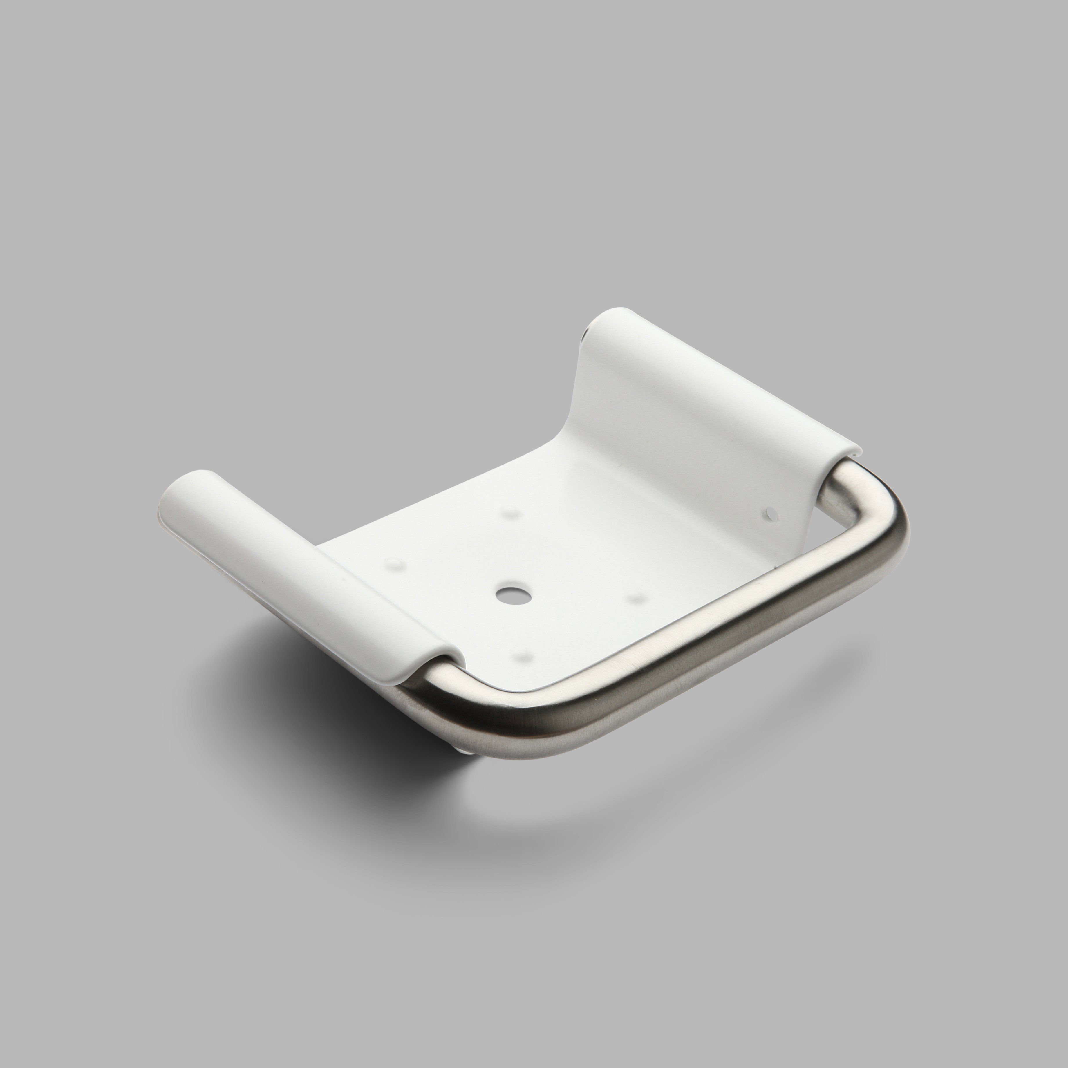 Zig Zag Black White Soap Dish Holder Ceramic Bath Tray Modern Bathroom Accessory