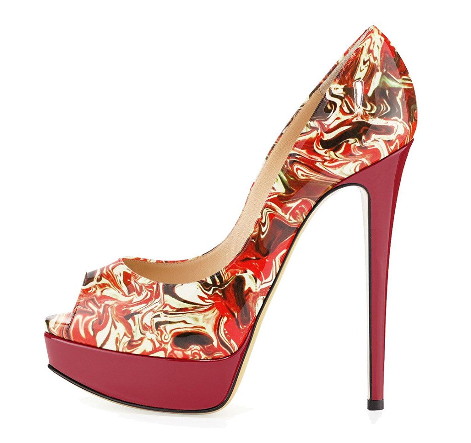 size 11 wide platform heels