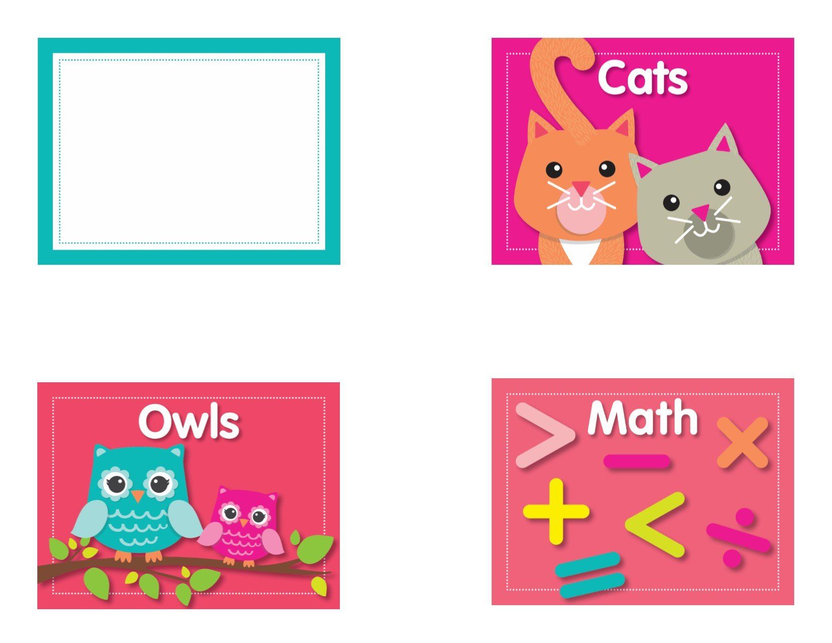 Schoolgirl Style - Just Teach Simply Stylish Tropical - Classroom Library Labels {U PRINT} in ...